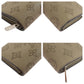LOUIS VUITTON Bifold Wallet M80817 leather Galle Beige SilverMetal Folding wallet Compact wallet Monogram Mahina Portefeuille Claire Women Used Authentic