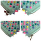 Christian Louboutin Long Wallet Purse leather Blue Multicolor SilverMetal Panettone