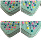 Christian Louboutin Long Wallet Purse leather Blue Multicolor SilverMetal Panettone