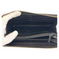 GUCCI Long Wallet Purse 112724 leather Black GoldMetal Long Wallet Purse Guccisima Women Used Authentic