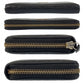 GUCCI Long Wallet Purse 112724 leather Black GoldMetal Long Wallet Purse Guccisima Women Used Authentic