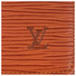 LOUIS VUITTON Tri-fold wallet M63483 leather Kenya Brown Brown Gold Metal Folding Wallet Compact Wallet Epi Porto Monevier Cartes Crdit Women Used Authentic