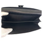GUCCI Long Wallet Purse 112715 leather Black GoldMetal Long Wallet Purse Guccisima Women Used Authentic