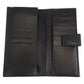 GUCCI Long Wallet Purse 112715 leather Black GoldMetal Long Wallet Purse Guccisima Women Used Authentic