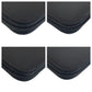 PRADA Long Wallet Purse Nylon Black SilverMetal Long Wallet Purse Test Triangle With logo Women Used Authentic