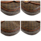 CELINE Shoulder Bag M06 PVC, Leather Brown Gold Metal Shoulder Bag pochette Macadam Women Used Authentic