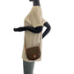 CELINE Shoulder Bag M06 PVC, Leather Brown Gold Metal Shoulder Bag pochette Macadam Women Used Authentic