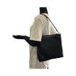 GUCCI Shoulder Bag 148754 Nylon Black Silver Metal