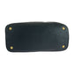 PRADA Shoulder Bag leather Black GoldMetal Vitterodino logo