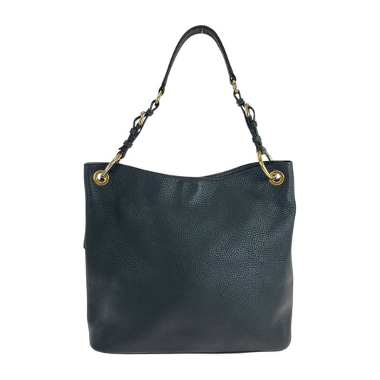 PRADA Shoulder Bag leather Black GoldMetal Vitterodino logo