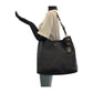 PRADA Shoulder Bag leather Black GoldMetal Vitterodino logo