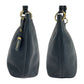 PRADA Shoulder Bag leather Black GoldMetal Vitterodino logo
