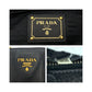 PRADA Tote Bag 208 leather Black Gold Metal Vitterodino