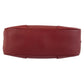 GUCCI Shoulder Bag 449413 leather Red Gold Metal Shoulder Bag pochette Micro Guccisima Women Used Authentic