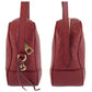 GUCCI Shoulder Bag 449413 leather Red Gold Metal Shoulder Bag pochette Micro Guccisima Women Used Authentic
