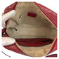 GUCCI Shoulder Bag 449413 leather Red Gold Metal Shoulder Bag pochette Micro Guccisima Women Used Authentic