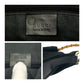 GUCCI Shoulder Bag 001 3638 Suede Black Brown Gold Metal Bamboo