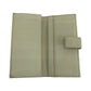 GUCCI Long Wallet Purse 256933 leather Ivory Gold Metal Guccisima Mayfair ribbon