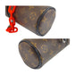 LOUIS VUITTON Pouch M00966 PVC Brown Orange SilverMetal Monogram Barrel