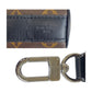 LOUIS VUITTON Pouch M00966 PVC Brown Orange SilverMetal Monogram Barrel