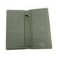 LOUIS VUITTON Long Wallet Purse M63236  leather Gray Brown SilverMetal Long Wallet Purse Monogram titanium Portefeuille Braza mens Used Authentic