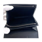 LOUIS VUITTON Bifold Wallet M67498 leather Black SilverMetal Monogram Mahina Portefeuille Iris XS