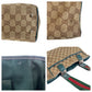GUCCI Tote Bag 145810 GG canvas Beige Green SilverMetal Sherry line