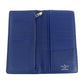 LOUIS VUITTON Long Wallet Purse M30297 Taiga Cobalt Blue SilverMetal Taigalama Portefeuille Braza