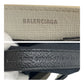 BALENCIAGA Tote Bag 491660・9060 leather White Black SilverMetal logo