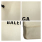 BALENCIAGA Tote Bag 491660・9060 leather White Black SilverMetal logo