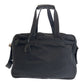 PRADA Business bag Nylon Black SilverMetal Test Triangle With logo