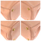 PRADA Handbag leather Pink Gold Metal Handbag Tote Bag Shoulder Bag 2way Safiano Galleria TriangleWith logo Women Used Authentic