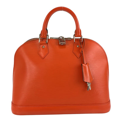LOUIS VUITTON Handbag M40623 leather Pimon Orange Silver Metal Epi Alma PM