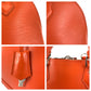 LOUIS VUITTON Handbag M40623 leather Pimon Orange Silver Metal Epi Alma PM