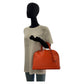 LOUIS VUITTON Handbag M40623 leather Pimon Orange Silver Metal Epi Alma PM