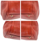 GUCCI Tote Bag 282309 leather Red Orange Gold Metal Soho