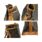 LOUIS VUITTON Shoulder Bag M42224 PVC Brown Gold Metal Monogram Noe