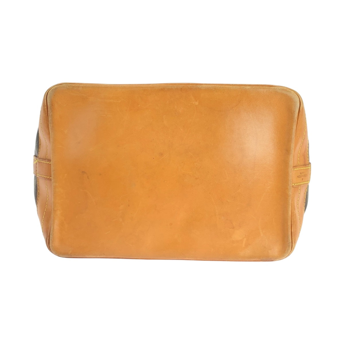 LOUIS VUITTON Shoulder Bag M42224 PVC Brown Gold Metal Monogram Noe