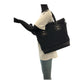 GUCCI Tote Bag 241104 leather black GG Neoprene