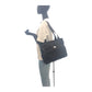 PRADA Tote Bag Nylon Black SilverMetal Test Triangle With logo