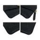 LOUIS VUITTON Coin case M60633 leather black Monogram Unplant Pochette cree