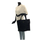 PRADA Tote Bag Nylon Black GoldMetal Test Triangle With logo