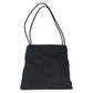 PRADA Tote Bag Nylon Black SilverMetal Test Triangle With logo