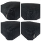 PRADA Tote Bag Nylon Black SilverMetal Test Triangle With logo
