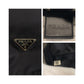 PRADA Pouch Nylon Black SilverMetal Test Triangle With logo