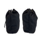 PRADA Pouch Nylon Black SilverMetal Test Triangle With logo