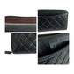 CHANEL Long Wallet Purse Caviar skin Black GoldMetal Matrasse COCO Mark