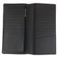 LOUIS VUITTON Long Wallet Purse M83190 leather Black Silver Metal Brazon Portefeuille Braza