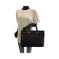 GUCCI Tote Bag 73982 GG canvas Dark Brown SilverMetal