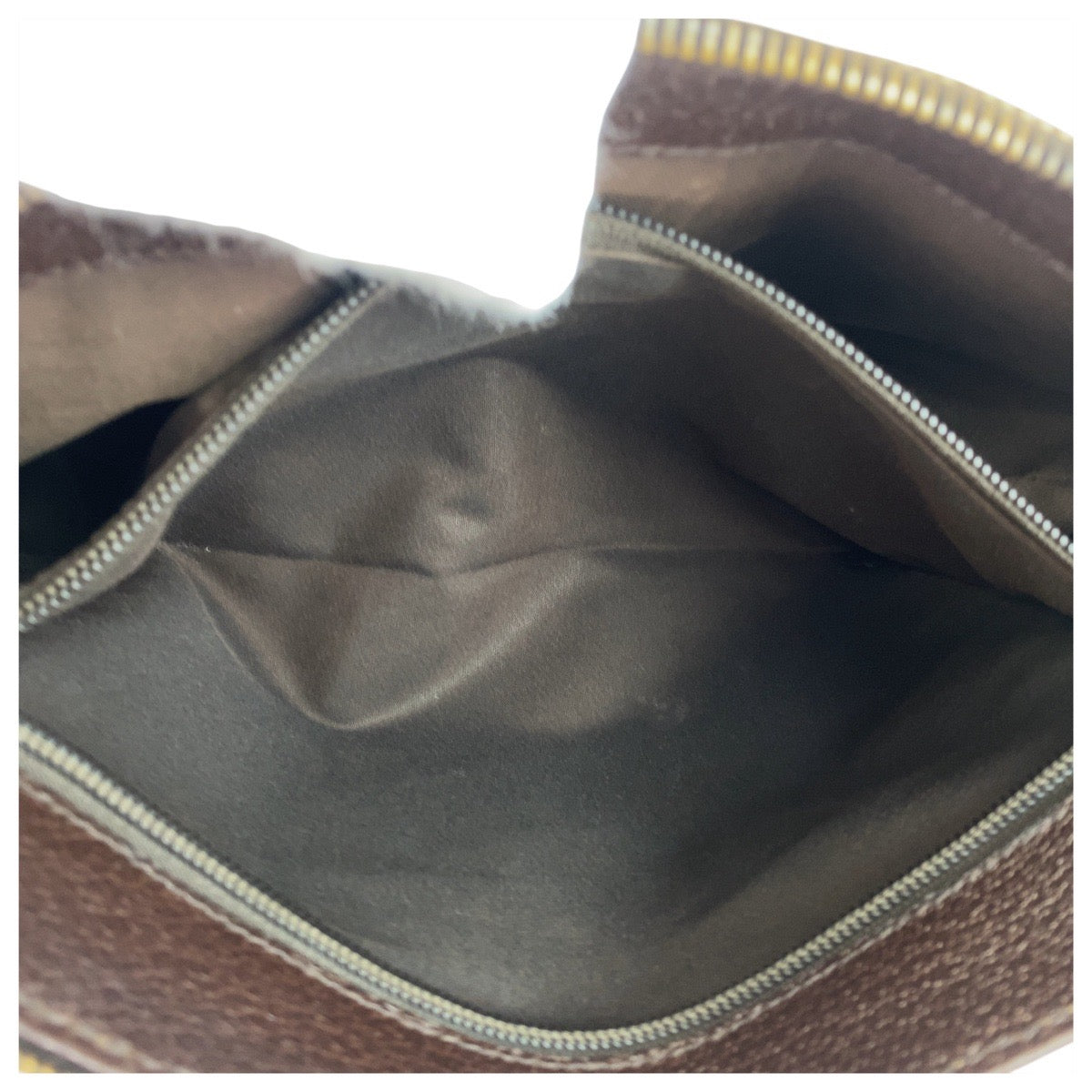 GUCCI Shoulder Bag 114 273 GG canvas Beige Brown SilverMetal